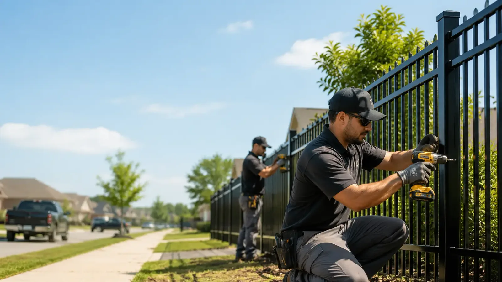 Metal Fence Installation in Perry, LA